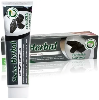 Dabur, Herbal z aktywnym węglem, pasa do zębów, 100 ml