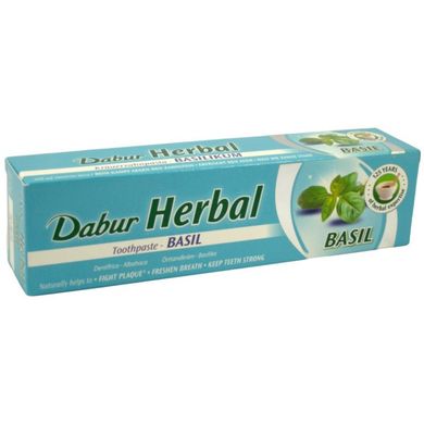 Dabur, Toothpaste With Basil, pasta do zębów z bazylią bez fluoru, 100 ml