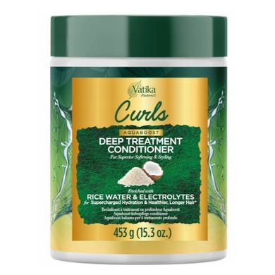 Dabur Vatika, Curls, głęboko nawilżająca odżywka do włosów, 453g