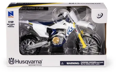 Daffi, Husqvarna FC450 2019, motocykl, model metalowy, 1:12