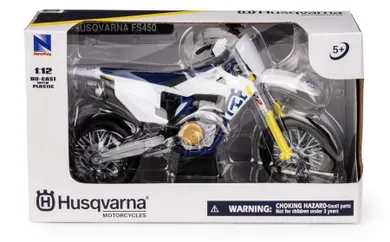 Daffi, Husqvarna FS450 2019, motocykl, model metalowy, 1:12