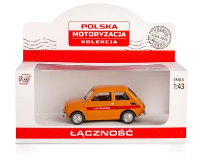 Daffi, Kolekcja Polskiej Motoryzacji, Fiat 126p Łączność, pojazd, model metalowy, 1:43