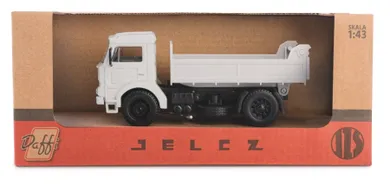 Daffi, Kolekcja Polskiej Motoryzacji, Jelcz 317, wywrotka, pojazd, model metalowy, 1:43, szary