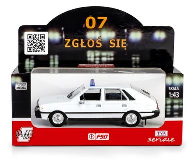 Daffi, Kolekcja Polskiej Motoryzacji, Polonez 1500, 07 Zgłoś się, pojazd, model metalowy, 1:43