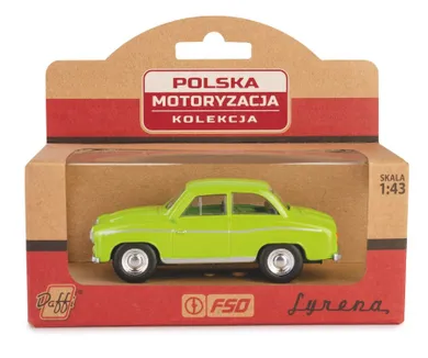 Daffi, Kolekcja Polskiej Motoryzacji, Syrena 104, pojazd, model metalowy, 1:43, zielony