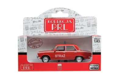 Daffi, Kolekcja PRL, Fiat 125P Straż, pojazd, model metalowy, 1:43