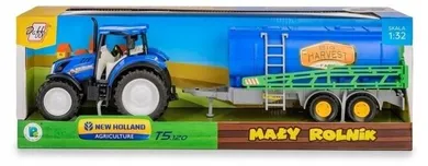 Daffi, Mały rolnik, New Holland T5, traktor z opryskiwaczem, 1:32