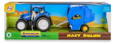 Daffi, Mały rolnik, New Holland T5, traktor z prasą do słomy 1:32