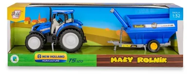 Daffi, Mały Rolnik, New Holland, traktor z przyczepą, 1:32