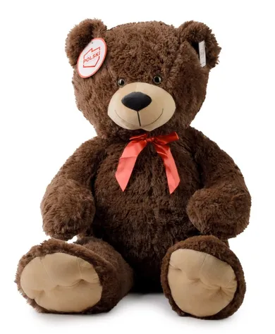 Daffi, miś, duża maskotka, ciemnobrązowy, 100 cm