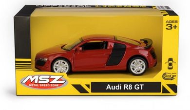 Daffi, MSZ, Audi R8 GT, pojazd, model metalowy, czerwony, 5"