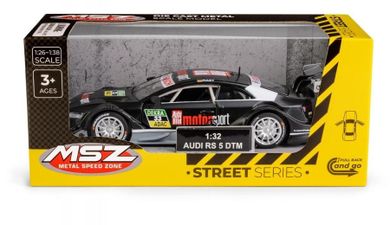 Daffi, MSZ, Audi RS 5 DTM, pojazd, model metalowy, czarny, 1:32