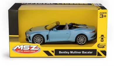 Daffi, MSZ, Bentley Mulliner Bacalar, pojazd, model metalowy, niebieski, 5"