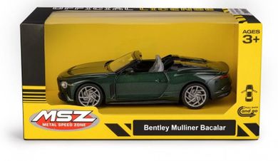 Daffi, MSZ, Bentley Mulliner Bacalar, pojazd, model metalowy, zielony, 5"