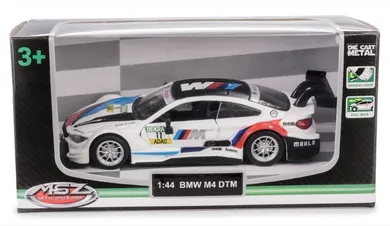 Daffi, MSZ, BMW M4 DTM, pojazd, model metalowy, biały, 1:44