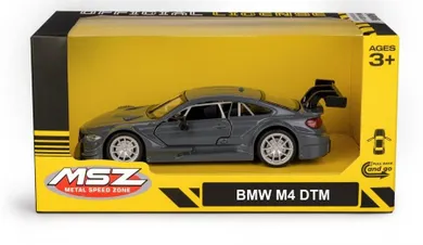 Daffi, MSZ, BMW M4 DTM, pojazd, model metalowy, szary, 5"
