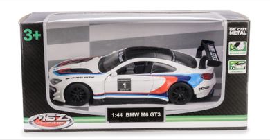 Daffi, MSZ, BMW M6 GT3, pojazd, model metalowy, biały, 1:44