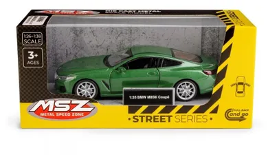 Daffi, MSZ, BMW M850i Coupé, pojazd, model metalowy, zielony, 1:35