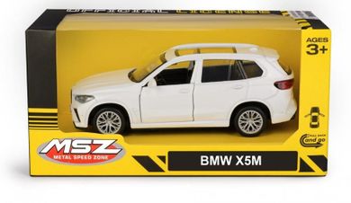 Daffi, MSZ, BMW X5M, pojazd, model metalowy, biały, 5"