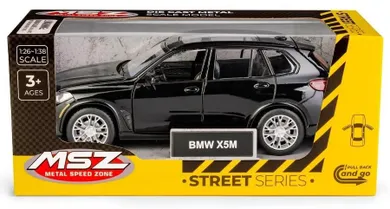 Daffi, MSZ, BMW X5M, pojazd, model metalowy, czarny, 1:32