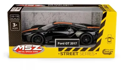 Daffi, MSZ, Ford GT 2017, pojazd, model metalowy, czarny, 1:32
