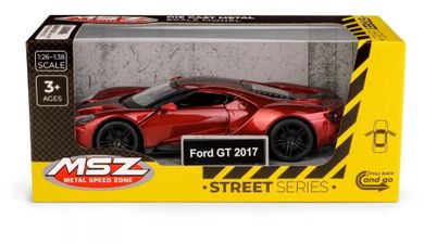 Daffi, MSZ, Ford GT 2017, pojazd, model metalowy, czerwony, 1:32