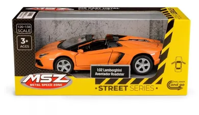 Daffi, MSZ, Lamborghini Aventador Roadster, pojazd, model metalowy, pomarańczowy, 1:32