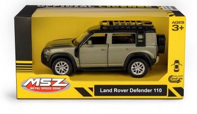 Daffi, MSZ, Land Rover Defender 110, pojazd, model metalowy, zielony, 5"