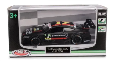 Daffi, MSZ, Mercedes-AMG C 63 DTM, pojazd, model metalowy, czarny, 1:43