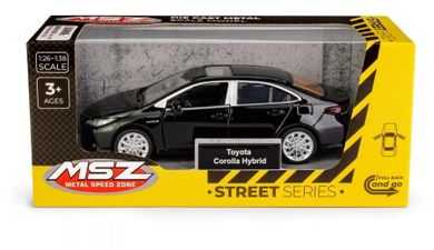 Daffi, MSZ, Toyota Corolla Hybrid, pojazd, model metalowy, czarny, 1:33