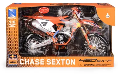Daffi, Red Bull KTM 450 SX-F No.1 Rider: Chase Sexton 2024, motocykl, model metalowy, 1:6