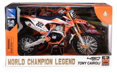 Daffi, Red Bull KTM 450SXF 2018 Tony Cairolli, motocykl, model metalowy, 1:6