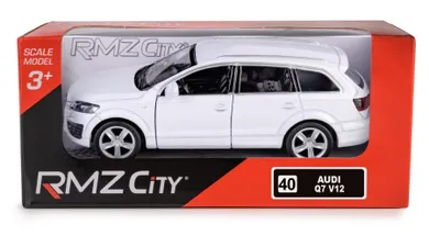 Daffi, RMZ City, Audi Q7 V12, pojazd, model metalowy, biały, 1:32