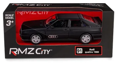 Daffi, RMZ City, Audi Quattro Coupe 1980-1991, model pojazdu, matte black, 1:35