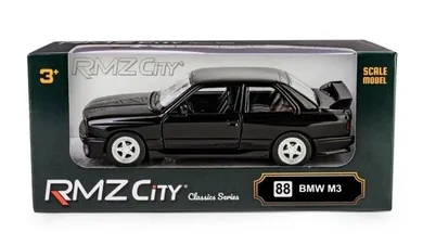 Daffi, RMZ City, BMW M3 E30, pojazd, model metalowy, czarny