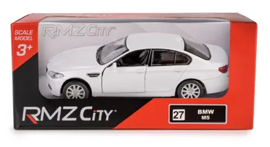 Daffi, RMZ City, BMW M5, pojazd, model metalowy, biały, 1:32