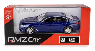 Daffi, RMZ City, BMW M550i, model metalowy, niebieski, 1:32