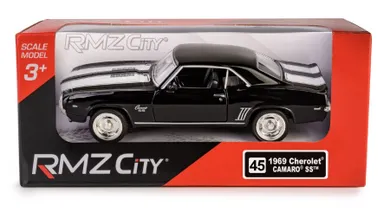 Daffi, RMZ City, Chevrolet Camaro 1969, pojazd, model metalowy, czarny, 1:36