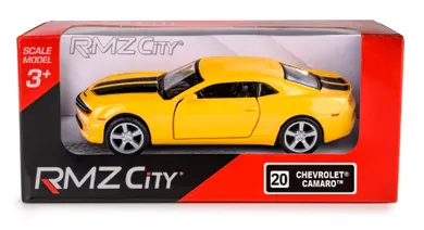 Daffi, RMZ City, Chevrolet Camaro, model metalowy, żółty, 1:32