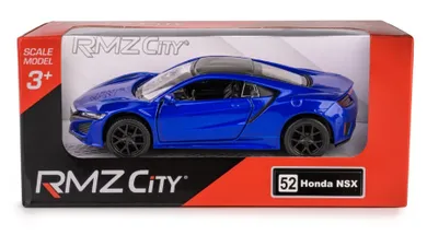 Daffi, RMZ City, Honda NSX 2017, pojazd, model metalowy, niebieski, 1:32