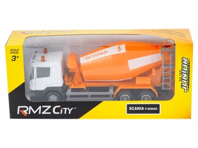 Daffi, RMZ City Junior, Scania P-Series, Betoniarka, pojazd, model metalowy, 1:64