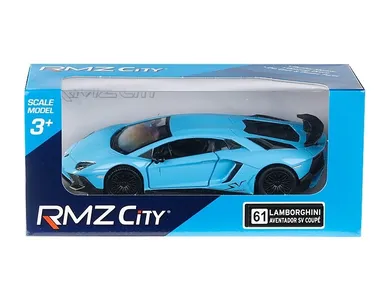 Daffi, RMZ City, Lamborghini Aventador LP750-4 Superveloce, model metalowy, niebieski, 1:32