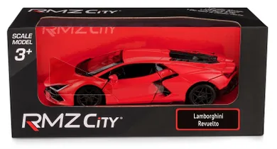 Daffi, RMZ City, Lamborghini Revuelto 2024 mat red, pojazd, model metalowy, 1:32