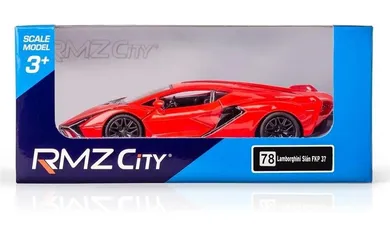 Daffi, RMZ City, Lamborghini Sian, model metalowy, czerwony, 1:32