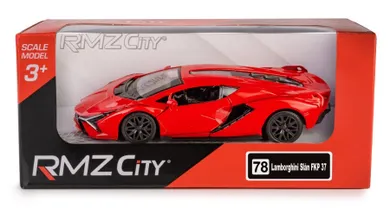 Daffi, RMZ City, Lamborghini Sian, pojazd, model metalowy, czerwony, 1:32