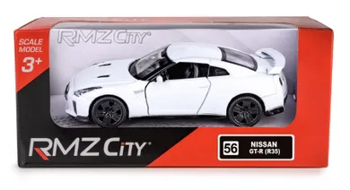 Daffi, RMZ City, Nissan GT-R R35 2017, model metalowy, biały, 1:38