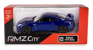 Daffi, RMZ City, Nissan GT-R R35 2017, model metalowy, niebieski, 1:38