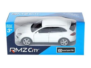 Daffi, RMZ City, Porsche Cayenne, model metalowy, biały, 1:32