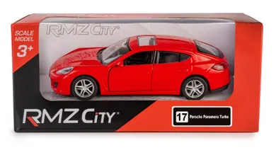 Daffi, RMZ City, Porsche Panamera Turbo, model metalowy, czerwony, 1:32