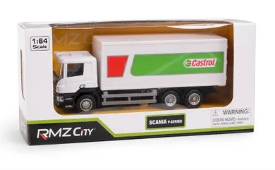 Daffi, RMZ City, Scania Castrol dostawczy, model metalowy, 1:64